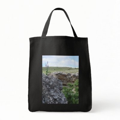 Battle Canyon - Scott County, Kansas Canvas Bag by jhimages