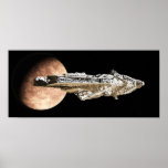 Battle Cruiser Leaving Orbit Print