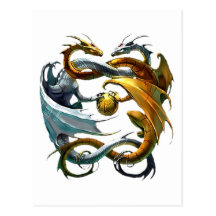 Battle Dragons Postcards