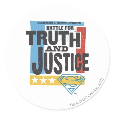 Battle for Truth & Justice stickers
