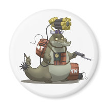Battle Gator Magnet