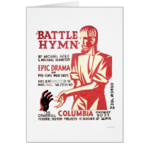Battle Hymn Drama 1937 WPA cards by lc_wpa Battle Hymn Drama 1937 WPA cards
