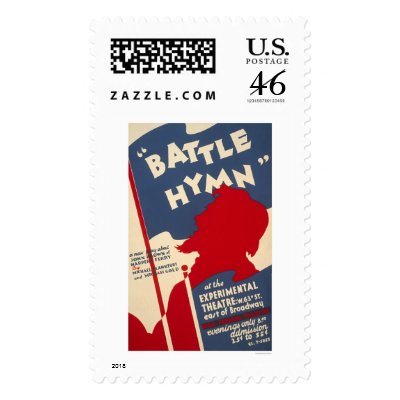 Battle Hymn Harpers Ferry 1938 WPA Stamps by lc_wpa