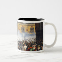 Battle in the rue de Rohan, 28th July 1830, 1831 Coffee Mugs
