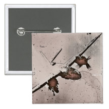 Battle in the Sky WWII Pinback Button