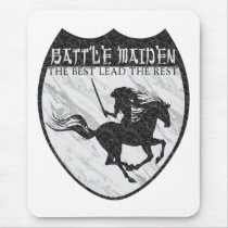 Battle Maiden mousepads by nakedzealot Battle Maiden mousepads