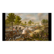 Battle of Antietam--Army of the Potomac: c. 1862 Business Card Template