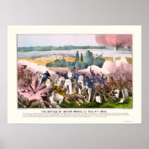 Battle of Baton Rouge by  1862 Poster