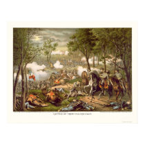 Battle of Chancellorsville by Kurz & Allison 1863 posters