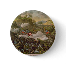 Battle of Chickamauga, published circa 1890 Pinback Buttons