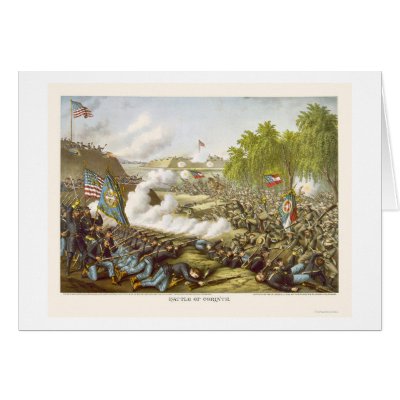 Battle of Corinth by Kurz and Allison 1862 Card by lc_civilwar