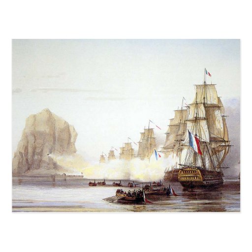 Battle of Diamond Rock Post Card
