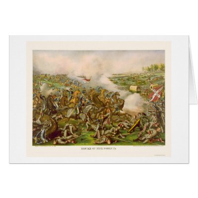 Battle of Five Forks, VA 1865 Cards by lc_civilwar