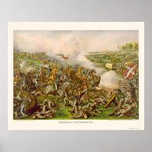 Battle of Five Forks, VA 1865 Posters