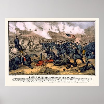 Battle of Fredericksburg by  1862 Poster by lc_civilwar