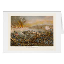 Battle of Fredericksburg by Kurz and Allison 1862 cards