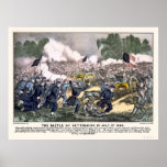 Battle of Gettysburg by  1863 Posters