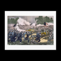 Battle of Gettysburg by Currier and Ives postcards
