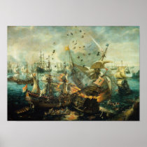 Battle of Gibraltar Print