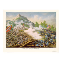 Battle of Kenesaw Mountain by Kurz & Allison 1864 posters