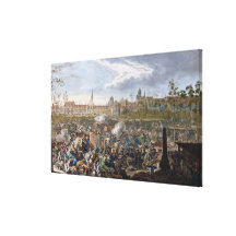 Battle of Leipzig, 19th October 1813 Gallery Wrap Canvas