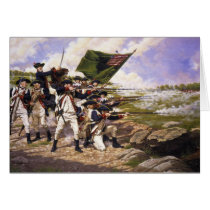 Battle of Long Island by Domenick D'Andrea Greeting Cards
