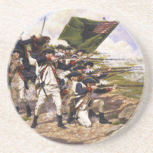 Battle of Long Island by Domenick D'Andrea Coaster