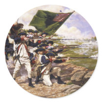 Battle of Long Island by Domenick D'Andrea Sticker