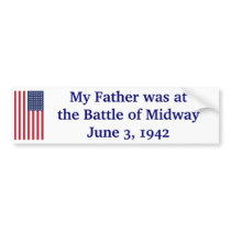 Battle of Midway - 1942 bumper stickers