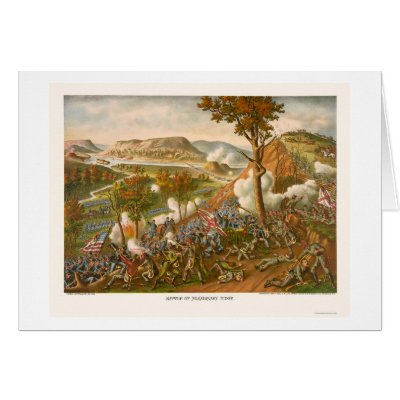 Battle of Missionary Ridge by Kurz & Allison 1863 Card by lc_civilwar