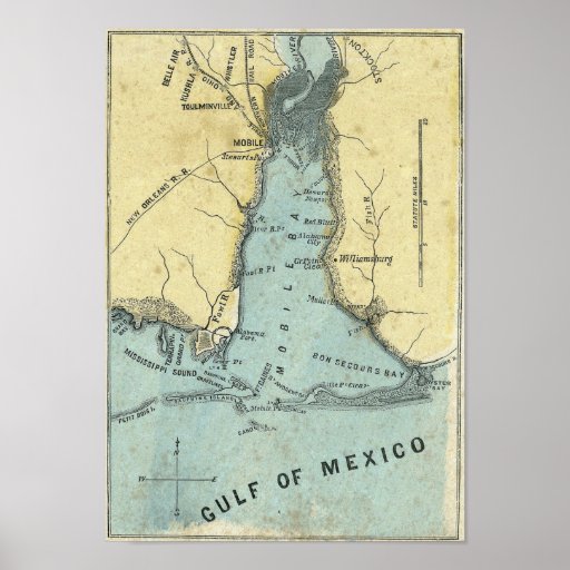 Battle of Mobile Bay Print