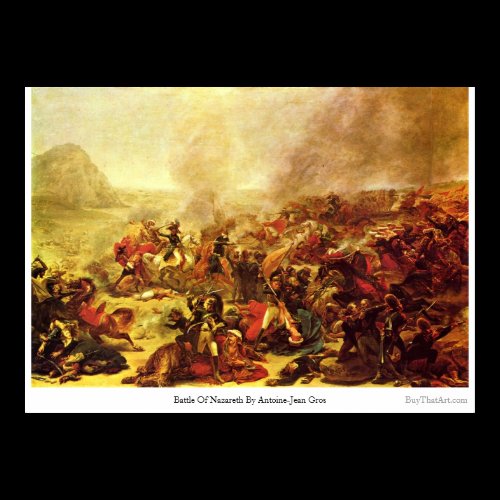 Battle Of Nazareth By Gros Antoine-Jean Posters