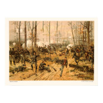 Battle of Shiloh by Thure de Thulstrup 1888 posters