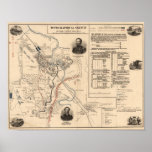 Battle of Stones River - Civil War Panoramic 2 Print