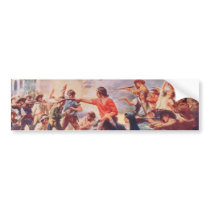 Battle of the Alamo by Percy Moran Bumper Stickers