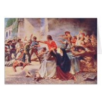 Battle of the Alamo by Percy Moran Cards
