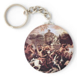 Battle Of The Centaurs And Lapiths By Ricci Key Chain