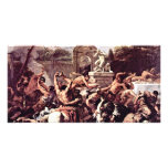 Battle Of The Centaurs And Lapiths By Ricci Photo Cards
