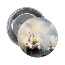 Battle of the Chios Strait Pinback Button