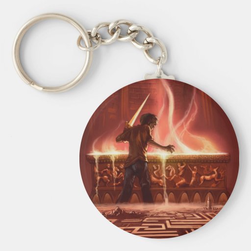 Battle of the Labyrinth Keychain Zazzle