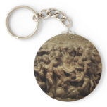 Battle of the Lapiths and Centaurs by Michelangelo Keychain