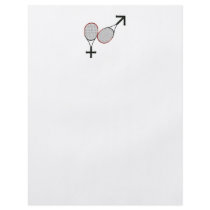 Battle of the Sexes Tennis Flyer