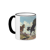 Battle Of The Stallions mugs
