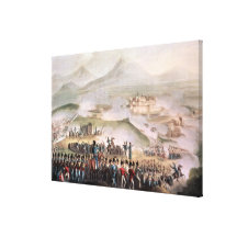 Battle of Toulouse, engraved Thomas Sutherland Canvas Print
