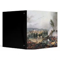 Battle of Vittoria,etched by I. Clark 3 Ring Binder