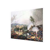 Battle of Vittoria,etched by I. Clark Canvas Prints