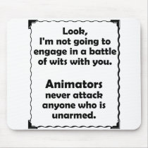 Battle of Wits Animator Mousepads