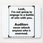 Battle of Wits Auditor Mousepad