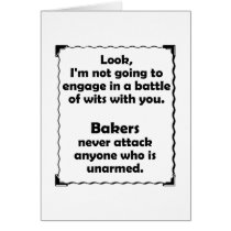 Battle of Wits Bakers Cards
