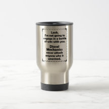 Battle of Wits Diesel Mechanic Mug